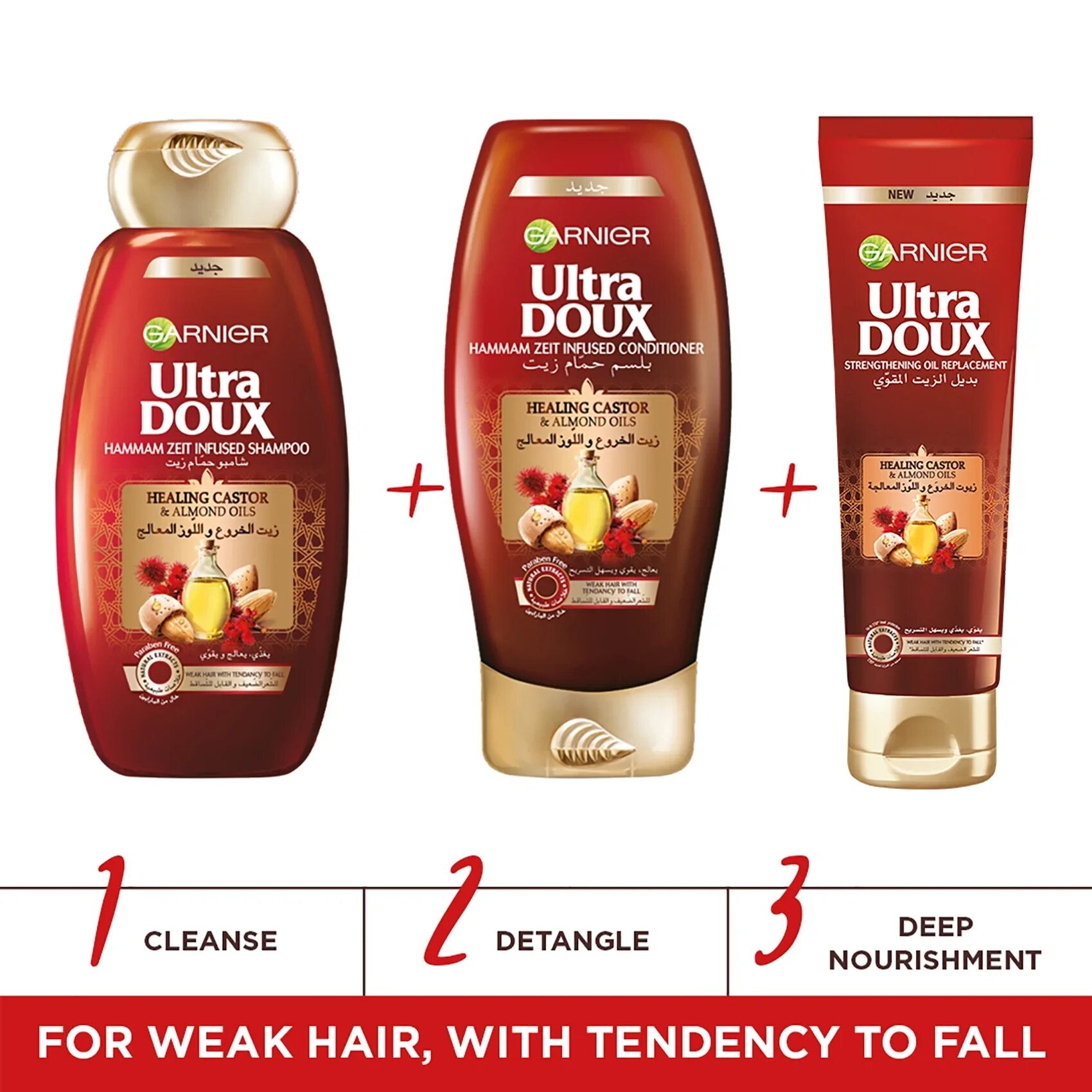 Ultra Doux Castor and Almond Oil Hammam Zeit infused Conditioner-3