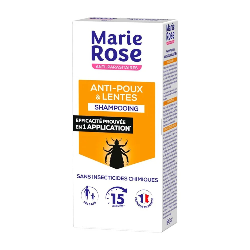 Marie Rose Anti-Poux & Lentes Shampoo – Proven 1 Application Anti-Lice Solution-1