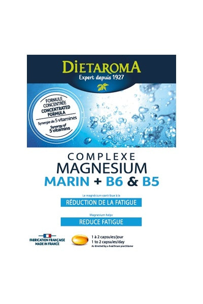 Dietaroma Marine Magnesium + B6 & B5 Supplement – 30 Capsules-1