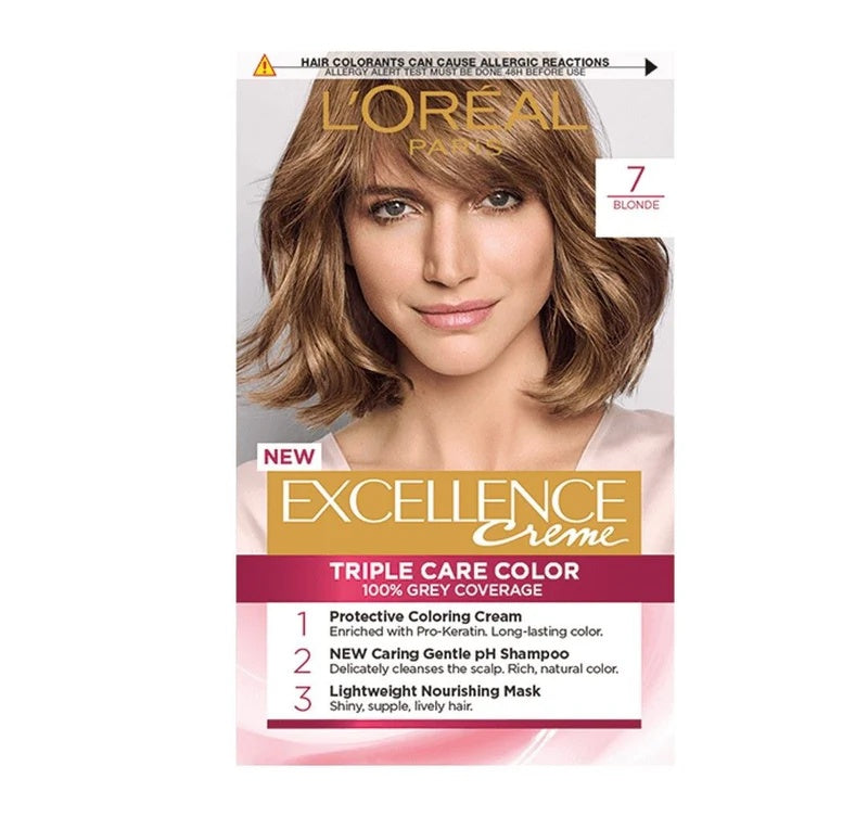 L’Oreal Excellence Creme Hair Color – 100% Grey Coverage with Triple Care- 26 Shades-14