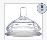 Optimal Mamilla Silicone Nipple - Double Anti Colic System-3