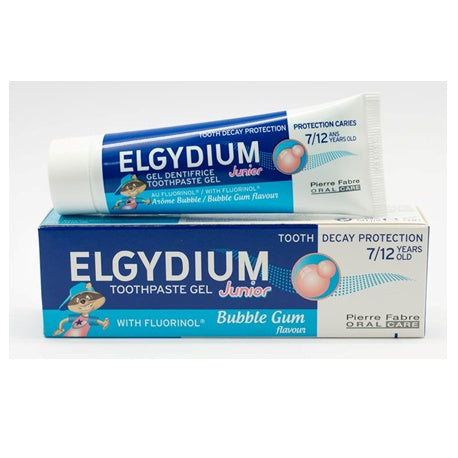 Elgydium Junior Bubble Gum Toothpaste Ages 7 to 12 – Fun and Effective Cavity Protection (50ml)-2