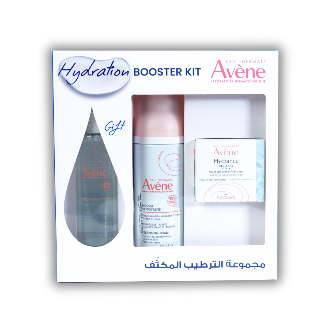 Avene Gentle Cleansing Foam + Avene Hydrance Aqua-Gel Get Free Avene Micellar Lotion-2