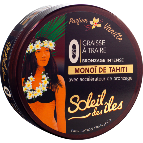 Soleil des Îles Milking Grease – Vanilla Scent 150ml | Tanning Accelerator & Monoi Oil-1