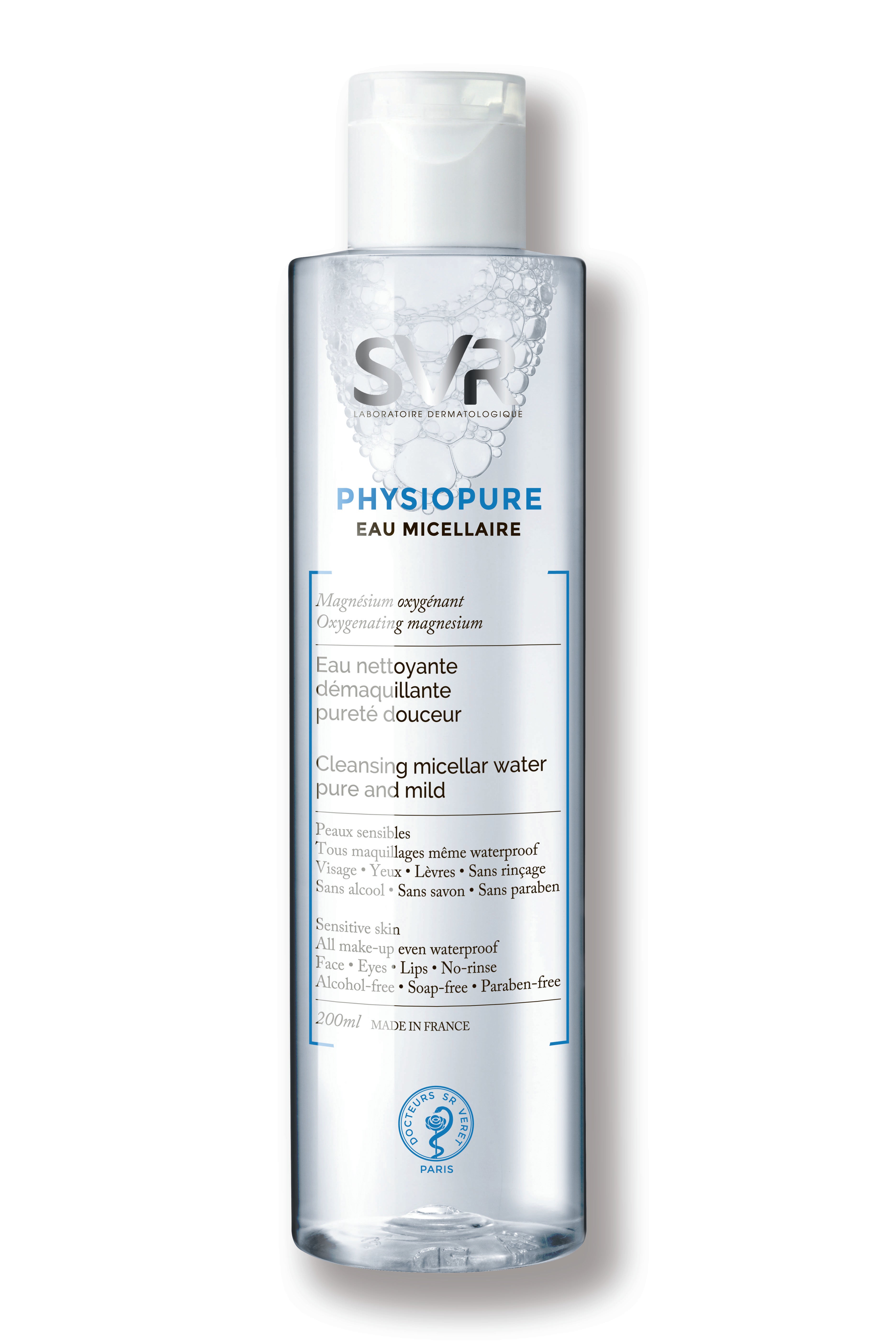 SVR Physiopure Micellar Water Gentle Cleansing and Makeup Removal for Sensitive Skin-1