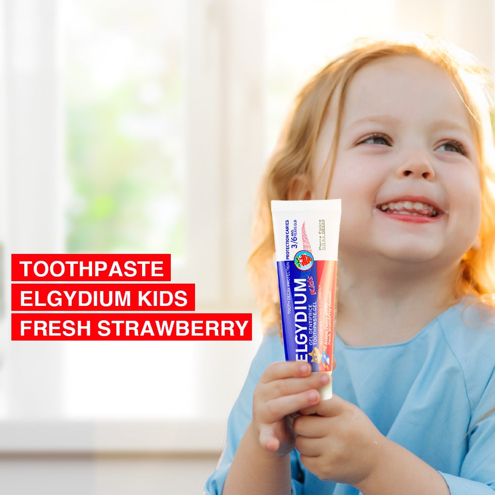 Elgydium Kids Fresh Strawberry Toothpaste Ages 2 to 6 – Gentle Care for Little Teeth (50ml)-5