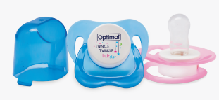 OPTIMAL SILICONE ROUND NIPPLE PACIFIER-2