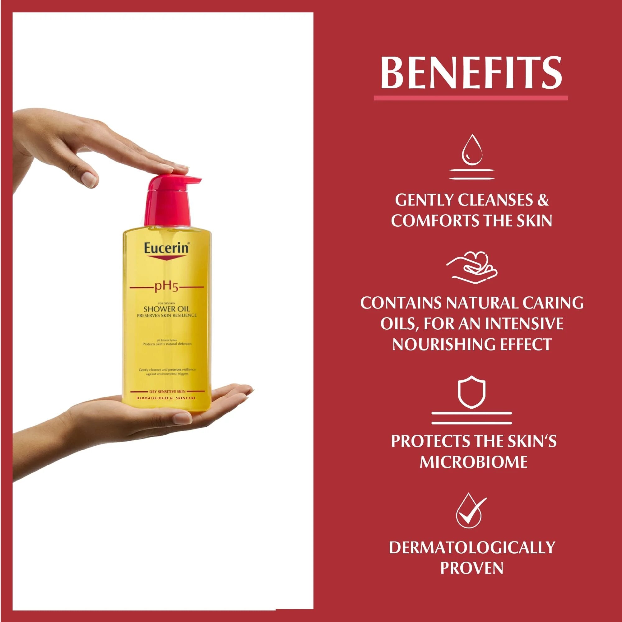 Eucerin pH5 Shower Oil 400ML-2