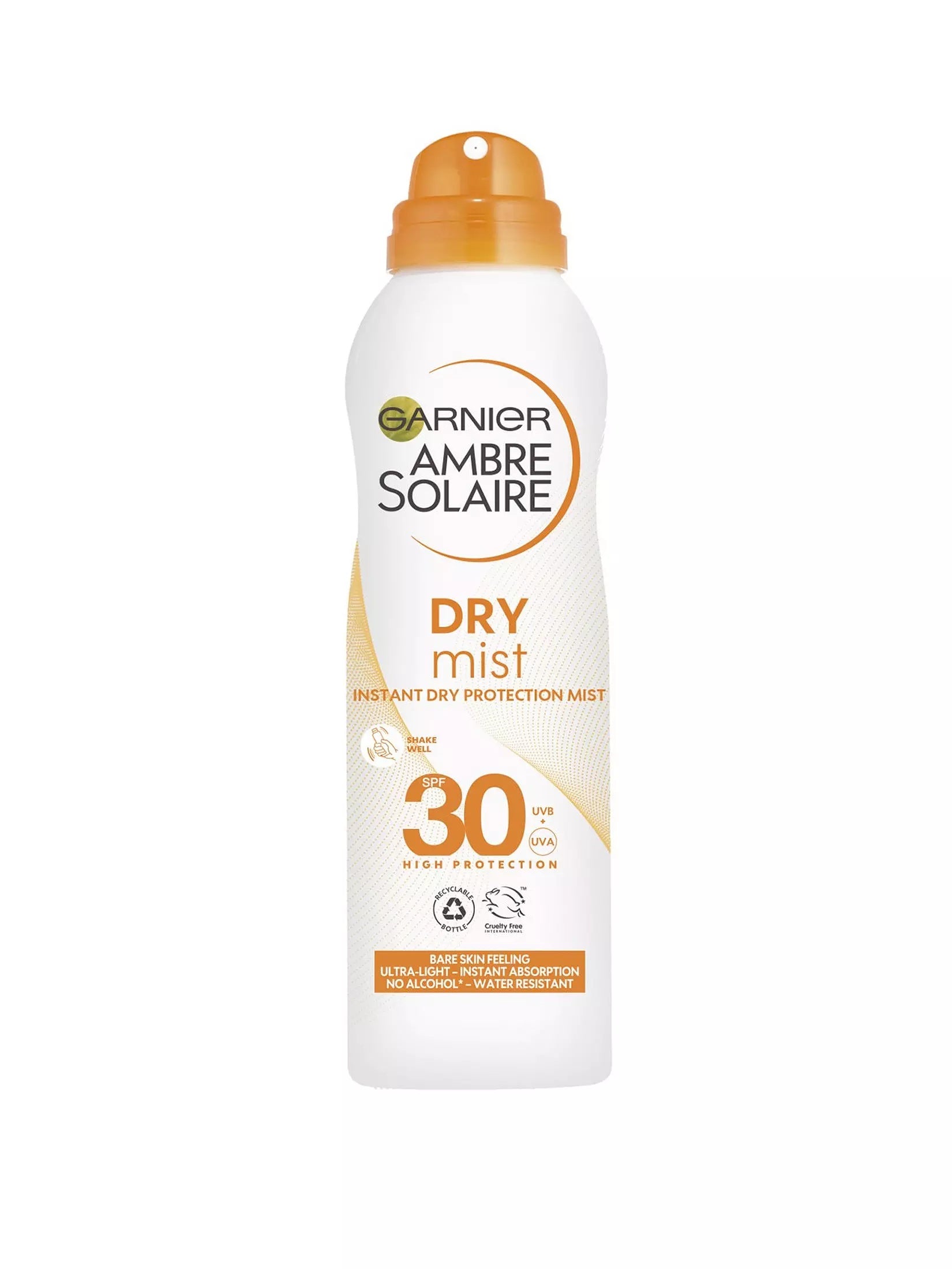 Garnier Ambre Solaire SPF 30 Dry Mist Sun Cream Spray 200ml – Lightweight Invisible Protection-1