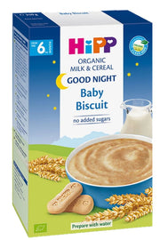 HiPP Cereal Good Night Baby’s Biscuits 250g – Organic Baby Cereal (6M+)-1