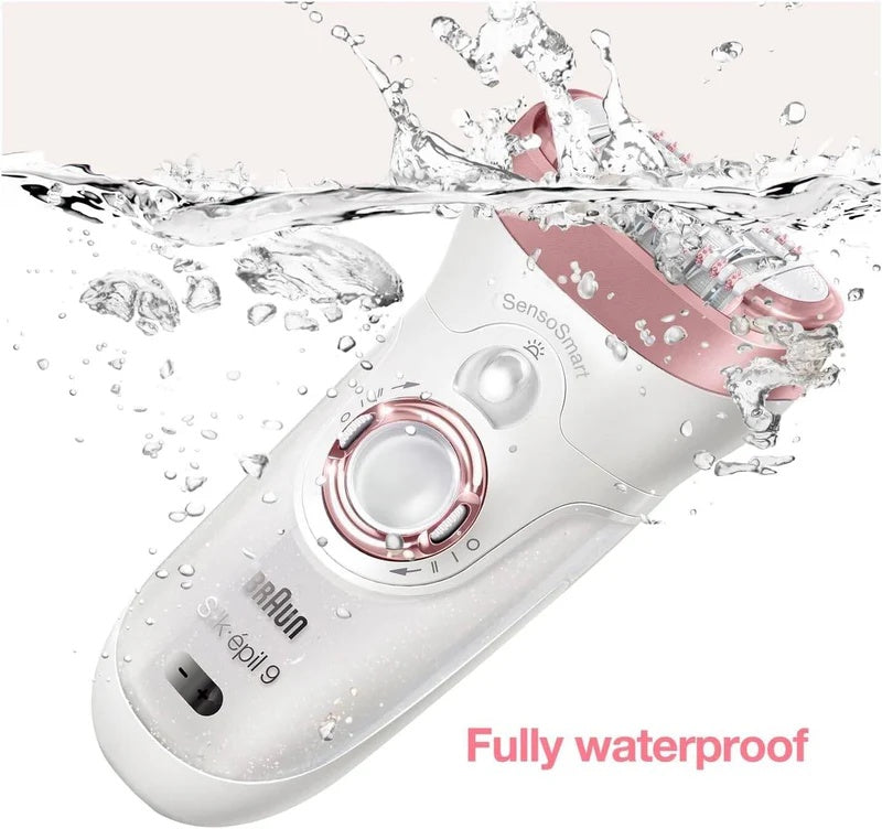 Braun Silk-epil 9 SkinSpa SensoSmart Wet & Dry Epilator with 3-in-1 Trimmer-4