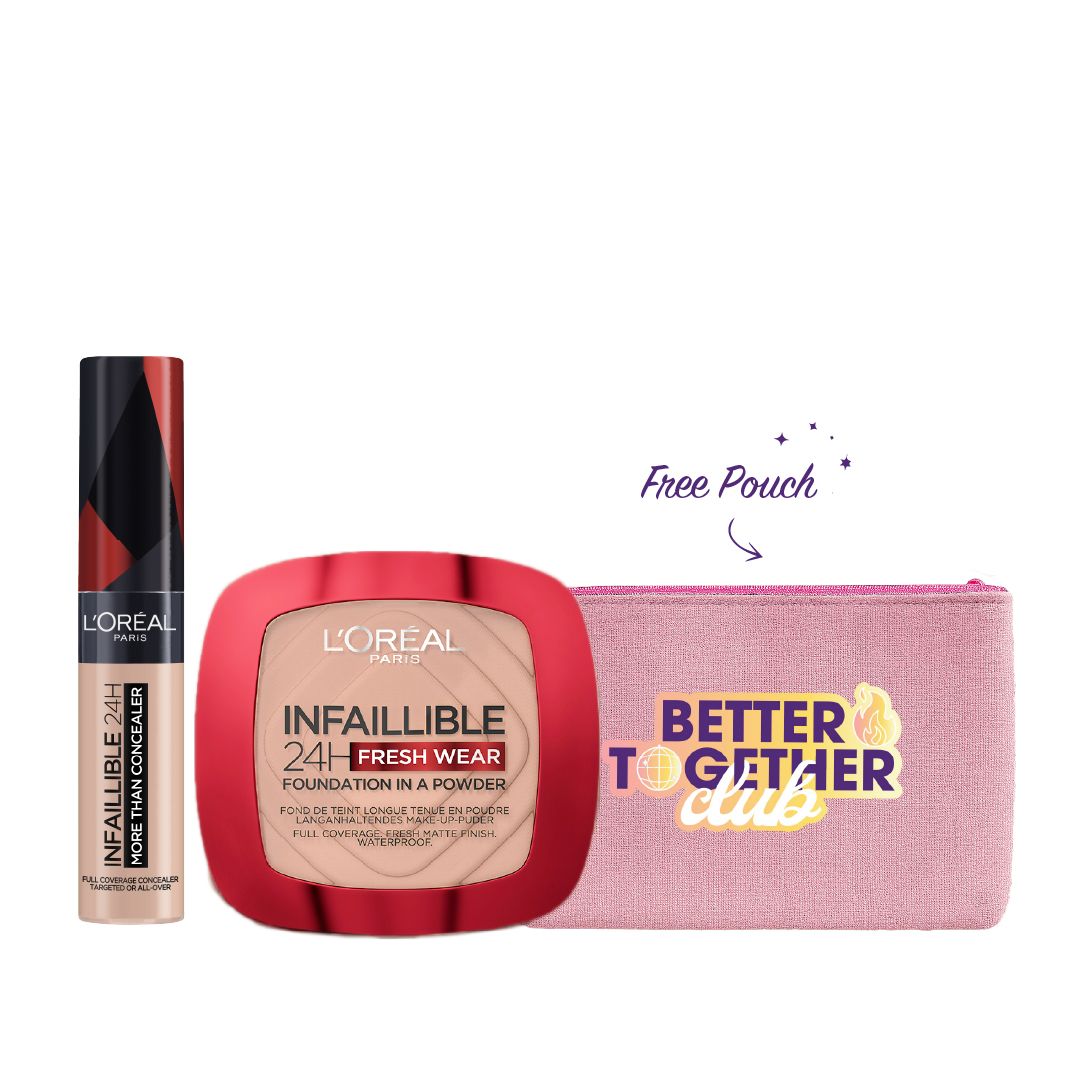 L’Oreal Paris Infallible 24H Fresh Wear Foundation & Concealer Bundle 20% Off-1