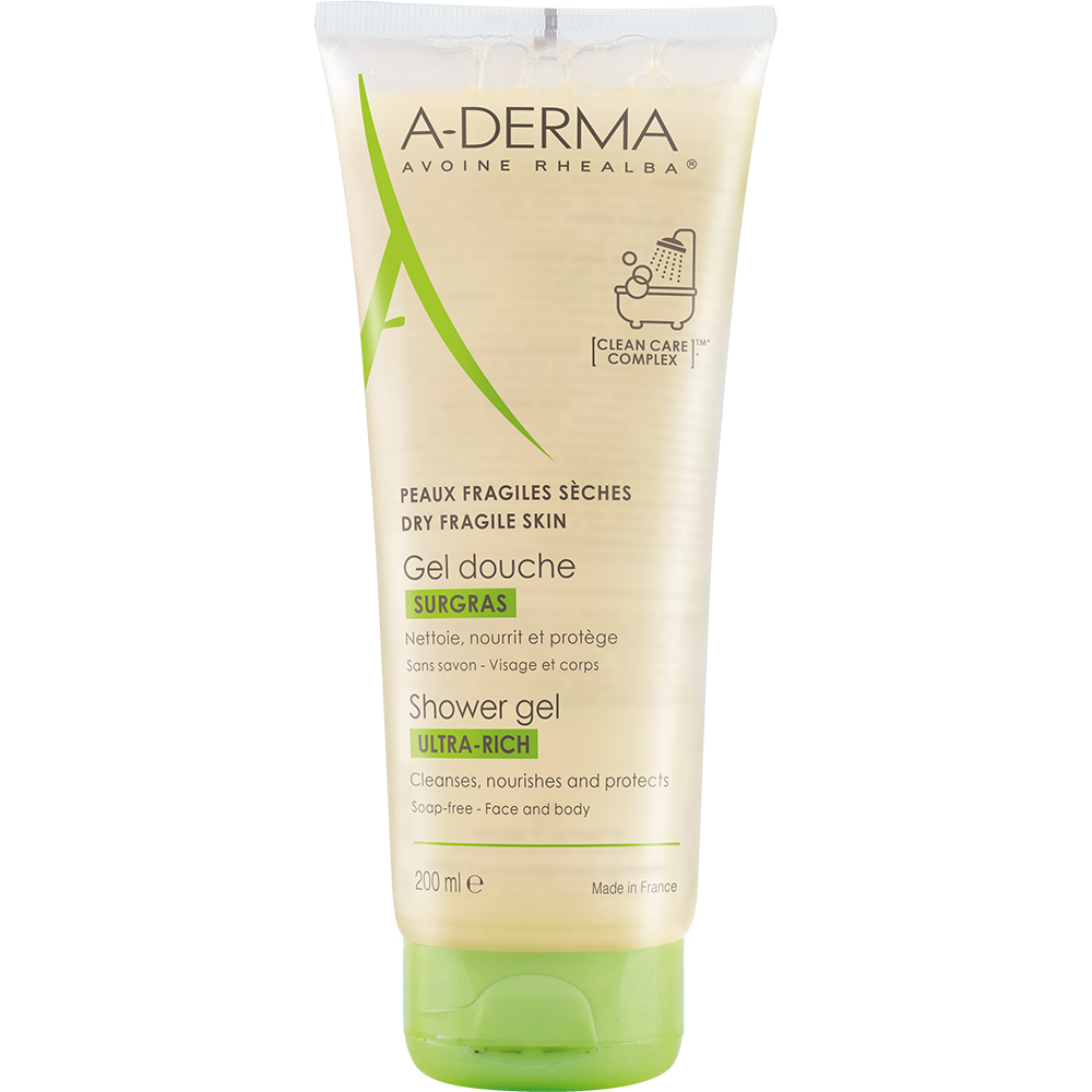 Aderma Ultra Rich Shower Gel Douche Surgas-1