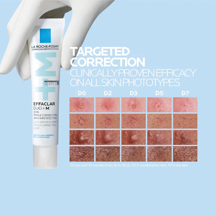 La Roche Posay Effaclar Duo + M for Acne Prone Skin 40ml-4