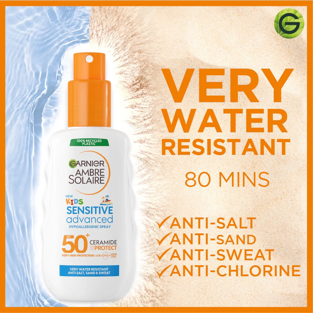 Garnier Ambre Solaire Kids Sensitive Advanced SPF 50+ Spray 150 ml-4