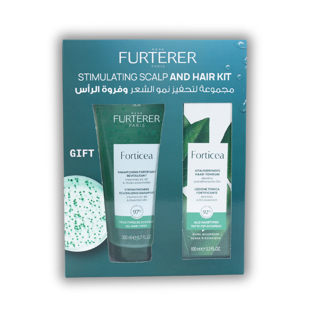 Rene Furterer Forticea Energizing Lotion + Free Forticea Stimulating Shampoo-2