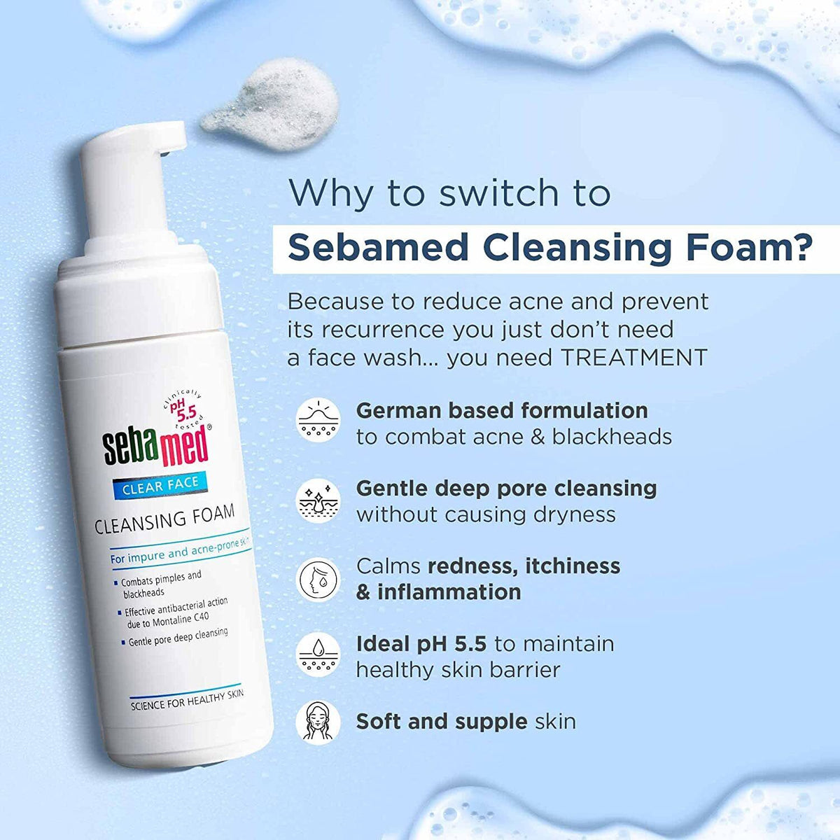 Sebamed Face Cleansing Foam-4