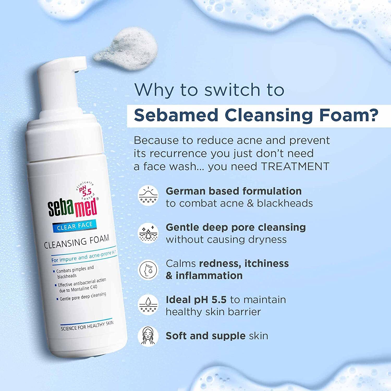Sebamed Face Cleansing Foam-4
