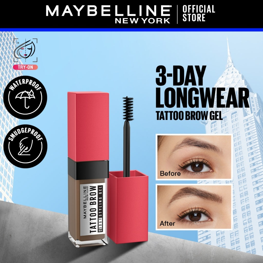 Maybelline Tattoo Brow Gel – 3-Day Waterproof Eyebrow Styling-4