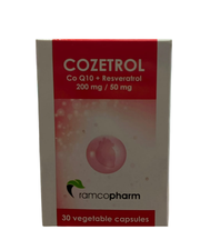 Cozetrol CoQ10 + Resveratrol 200mg/50mg – Antioxidant & Energy Support Supplement-1