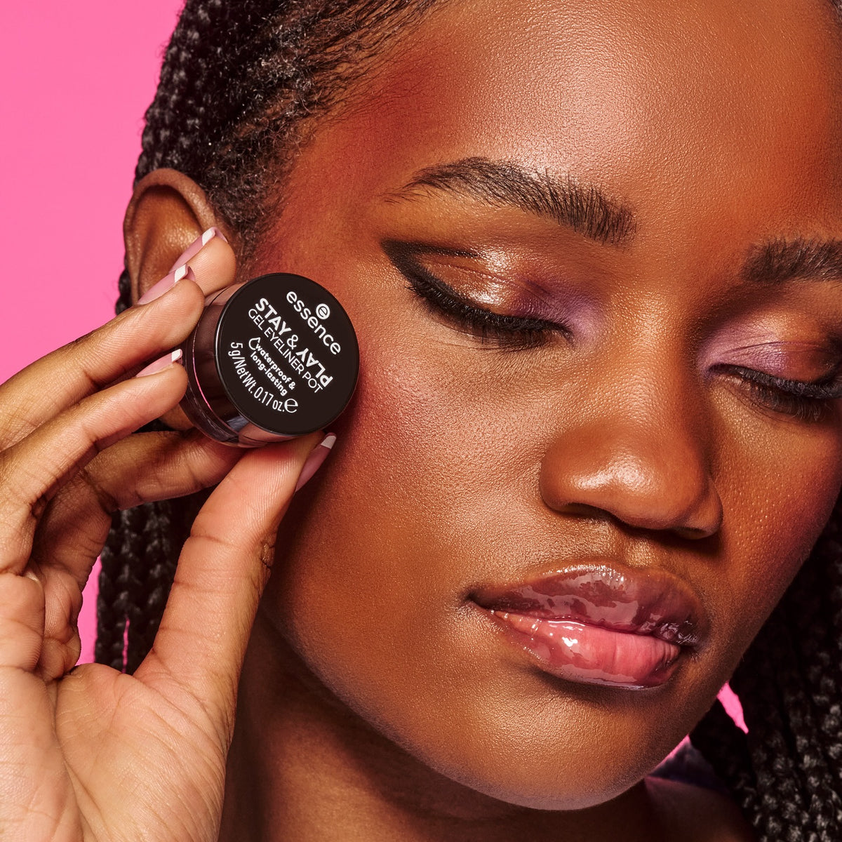 Essence Stay & Play Gel Eyeliner Pot 01 Black – Waterproof, Long-Lasting Precision-3
