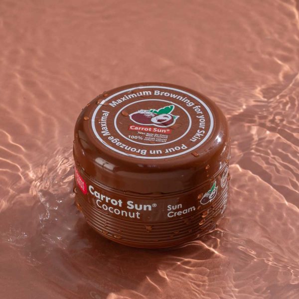 Carrot Sun Coconut Tanning Cream 350 ml - Water Resistant-1