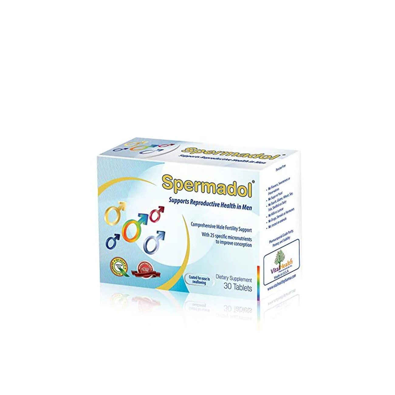Spermadol Fertility Support Supplement – 30 Tablets-1