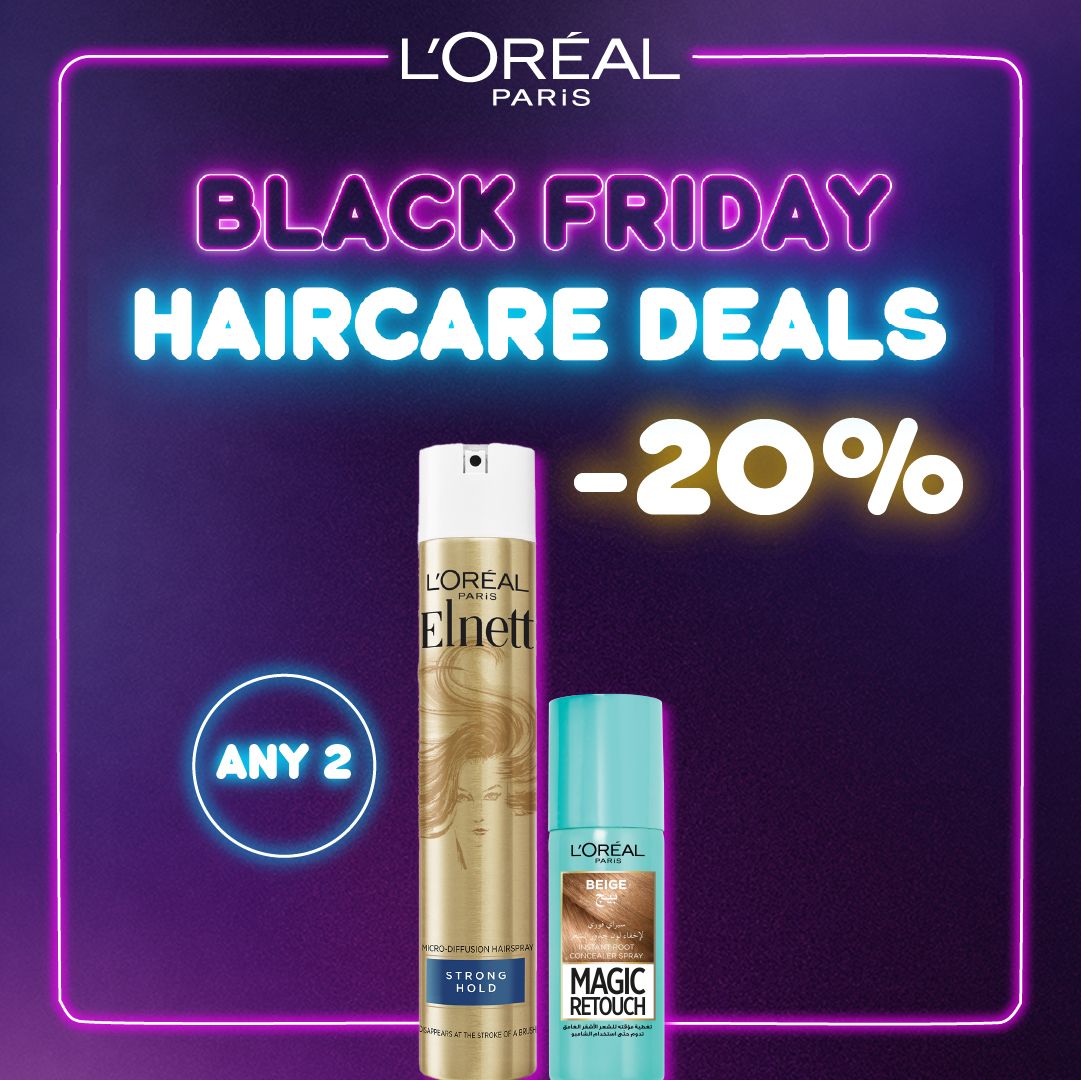 L’Oreal Paris Elnett Hairspray & Magic Retouch | Any 2 -20% Black Friday Deal-2