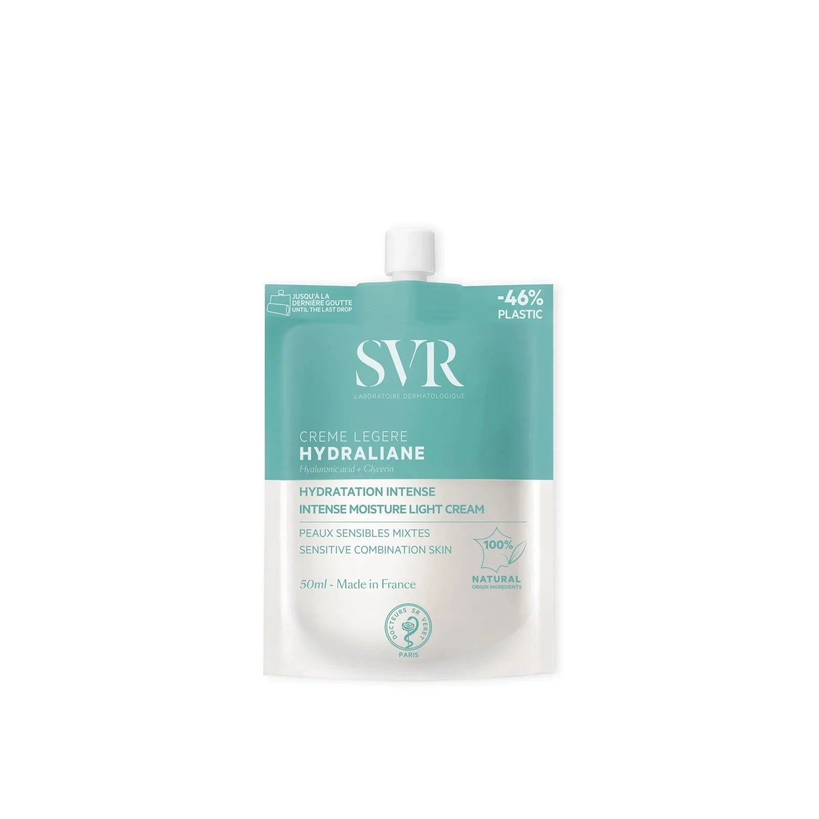 SVR Hydraliane Intense Moisturising Light Cream 50ml Hydrates and Soothes Dry Skin with 60% Pure Water for Long-Lasting Moisture and Comfort-1