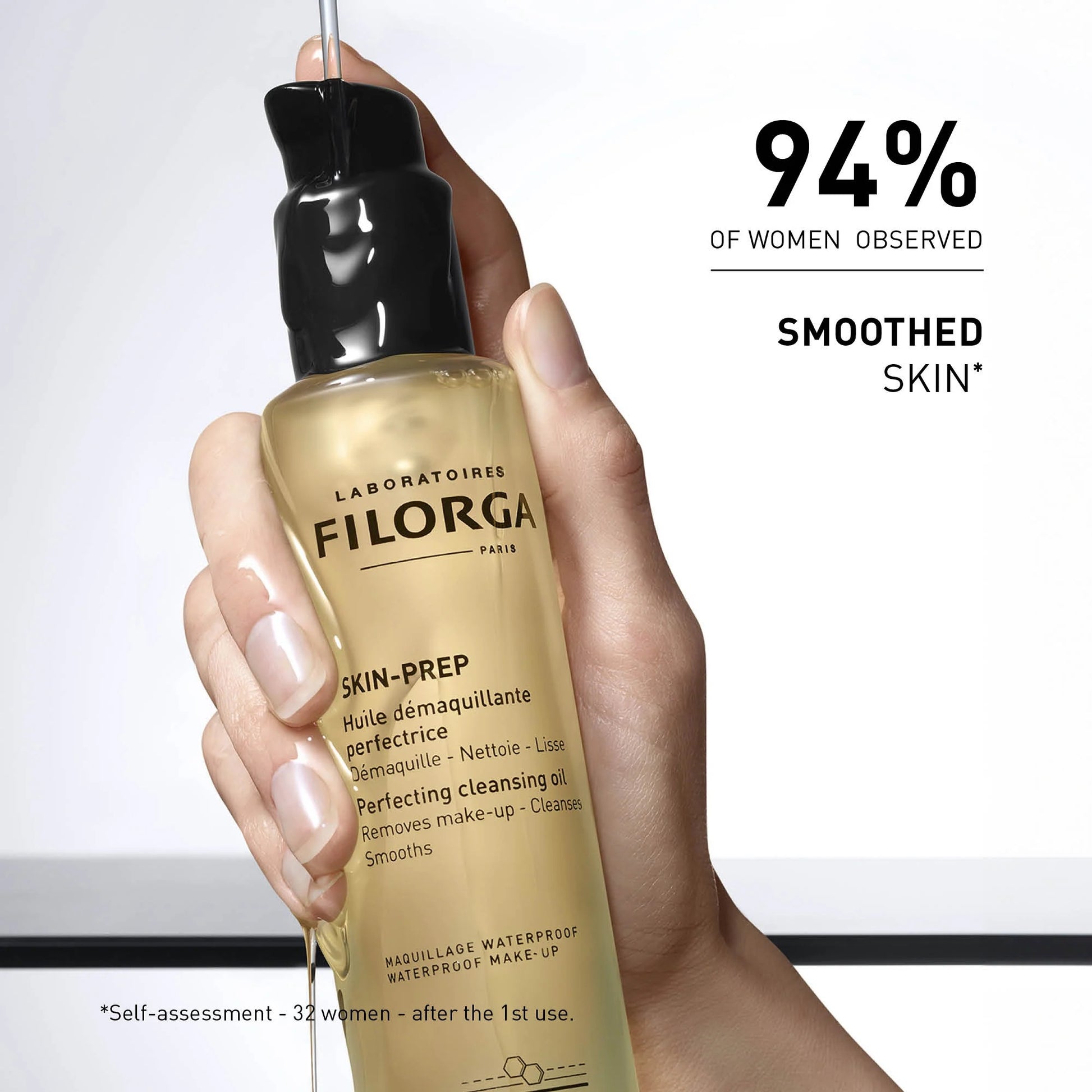 Filorga Skin-Prep Perfecting Cleansing Oil 150ml | Nourishing Makeup Remover for Radiant Skin-3