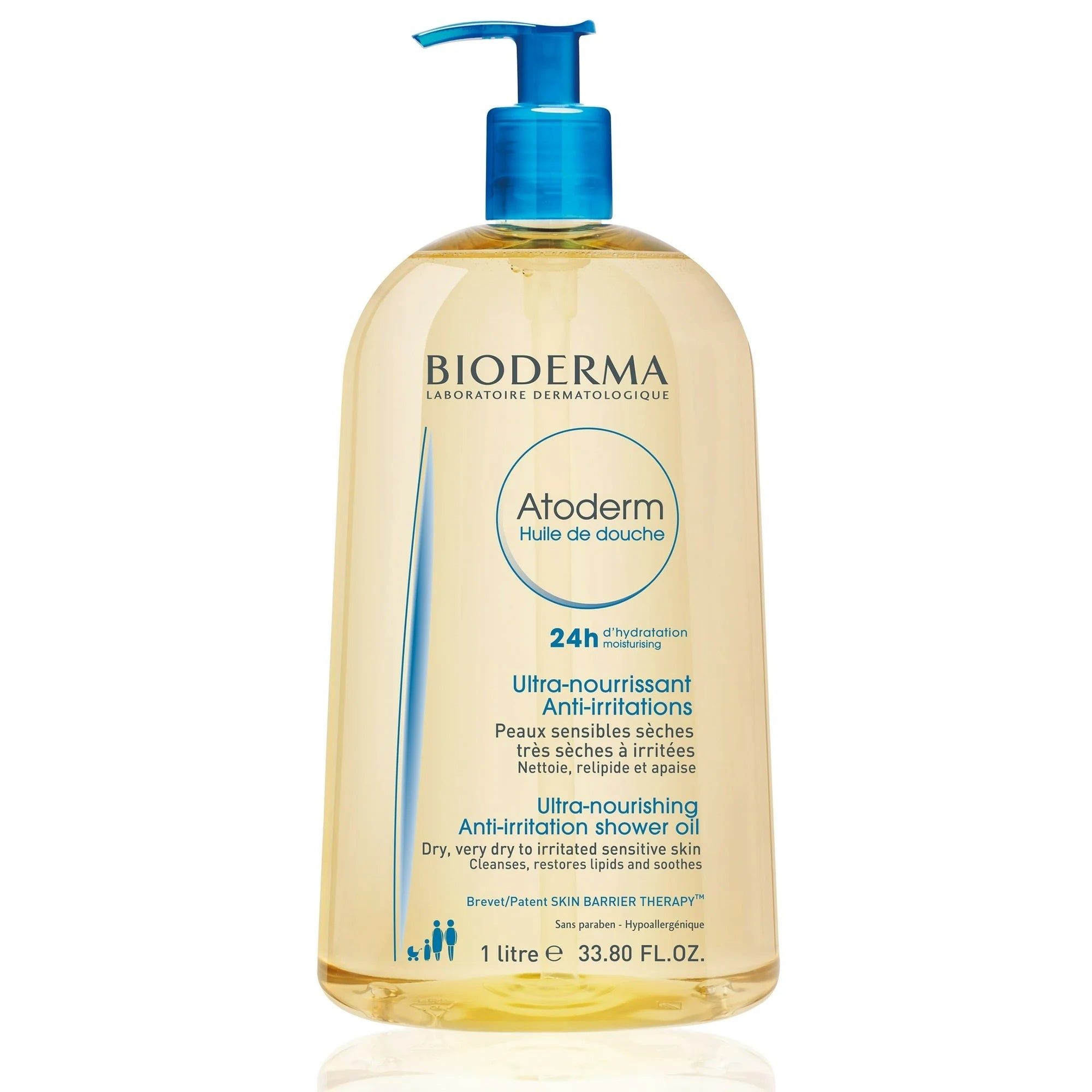Bioderma Atoderm Shower Oil 1L – Nourishing and Protective for Dry Sensitive Skin-1