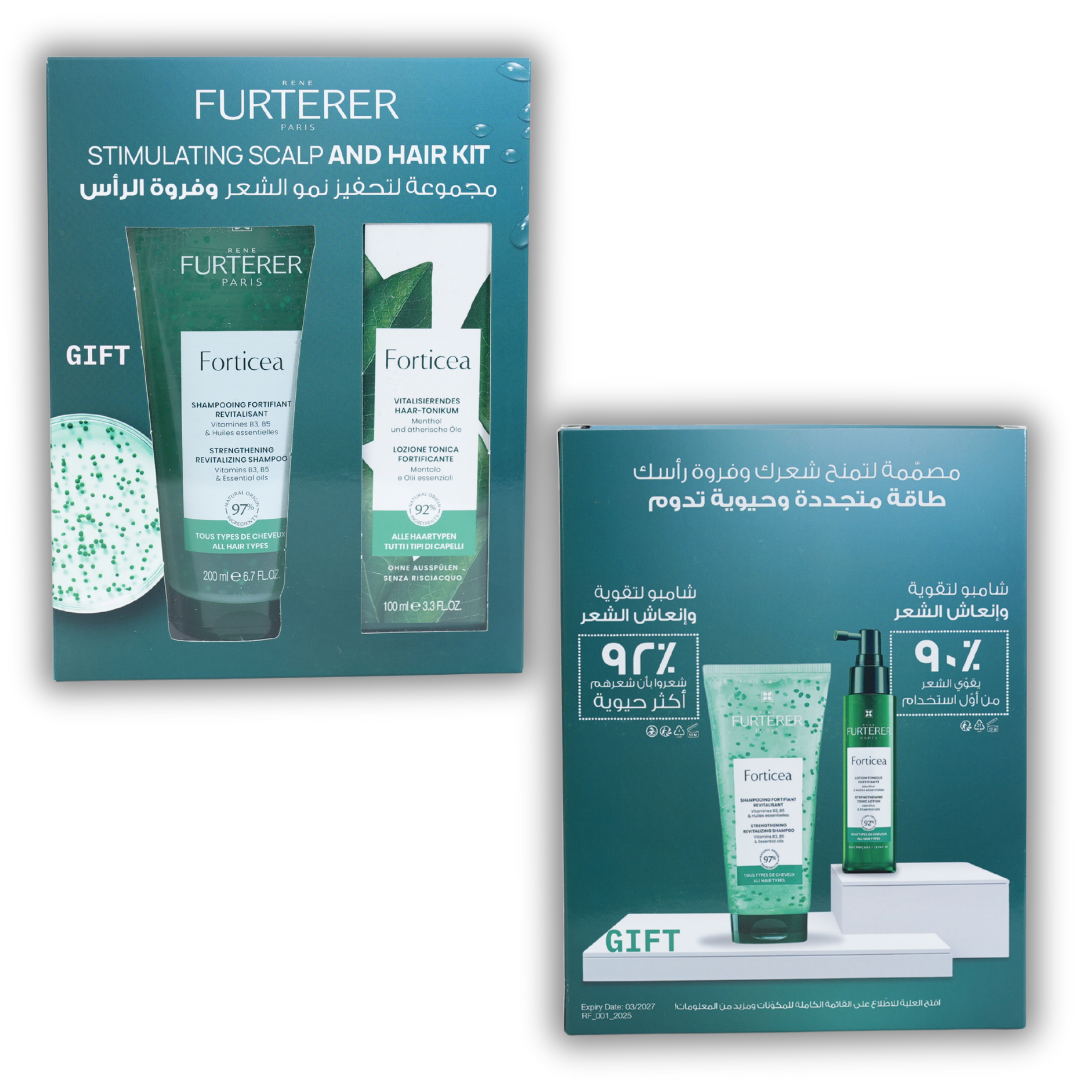 Rene Furterer Forticea Energizing Lotion + Free Forticea Stimulating Shampoo-3