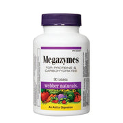 Webber Naturals Megazymes 90 Tablets – Digestive Enzyme Support-1
