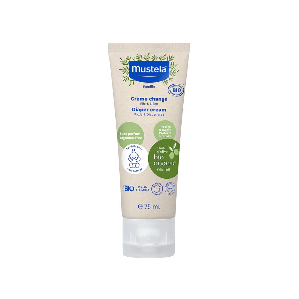 Mustela Bio Organic Diaper Cream,Creme Change,Folds and Diaper Area-1