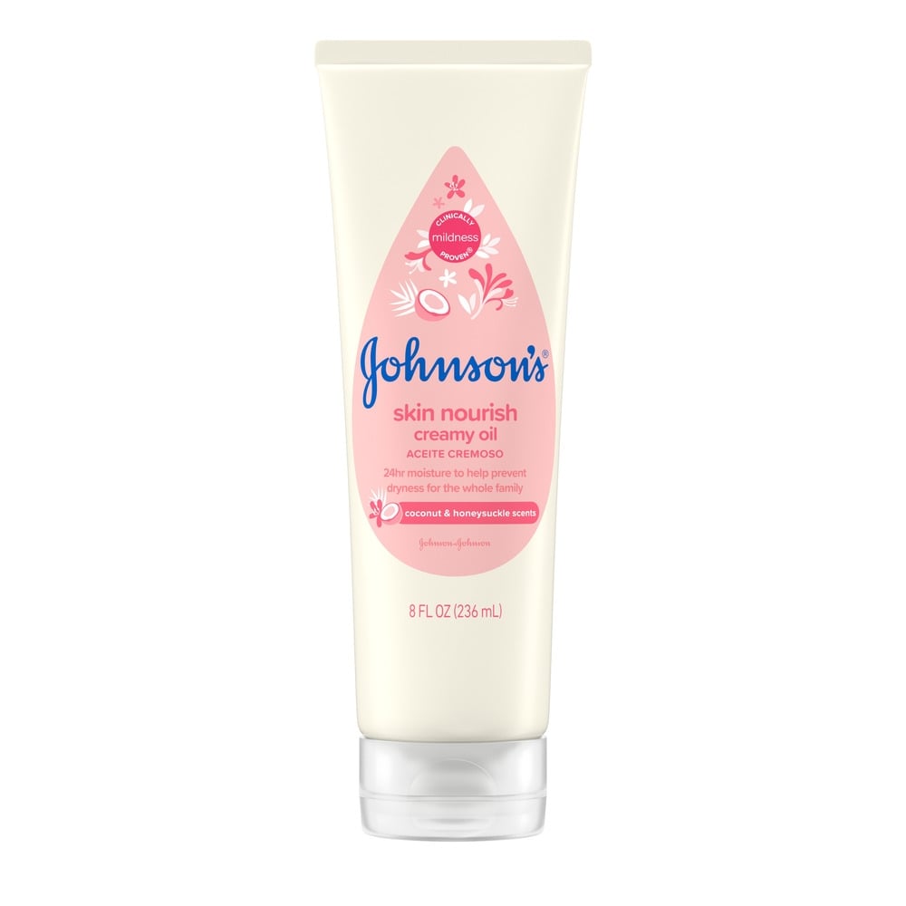 Johnson's Baby Skin Nourish Creamy Oil, Coconut & Honeysuckle Scents-1