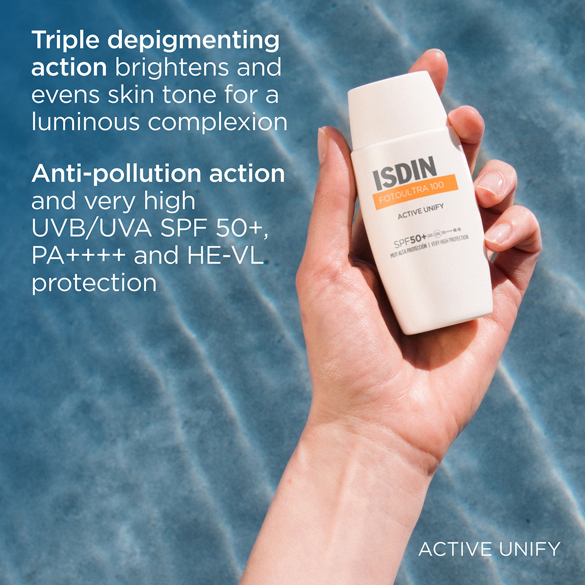 ISDIN Fotoultra 100 Active Unify SPF 50+ | High Protection Sunscreen for Even Skin Tone-5