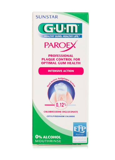 GUM Paroex 0.12% Intensive Action Mouthwash – 300ml for Advanced Gum Care-1