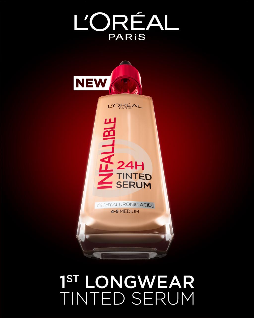 LOreal Paris Infallible 24H Tinted Serum Foundation - Long-Lasting Full Coverage-2
