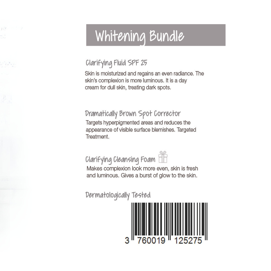 Soskin Clarifying & Spot Correcting Bundle- Buy Clarifying Cleansing Foam,  Whitening Brown Spot Corrector, and Get a Free Soskin Clarifying Fluid-3