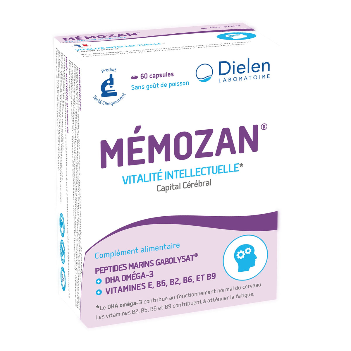 Memozan 60 Capsules – Brain Vitality & Cognitive Performance by Dielen Laboratoire-1