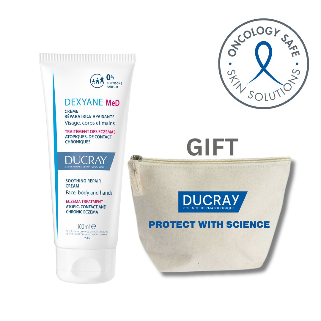 Ducray Dexyane Med Soothing Repair Cream for Eczema 100 ml  – Free Pouch Gift-1
