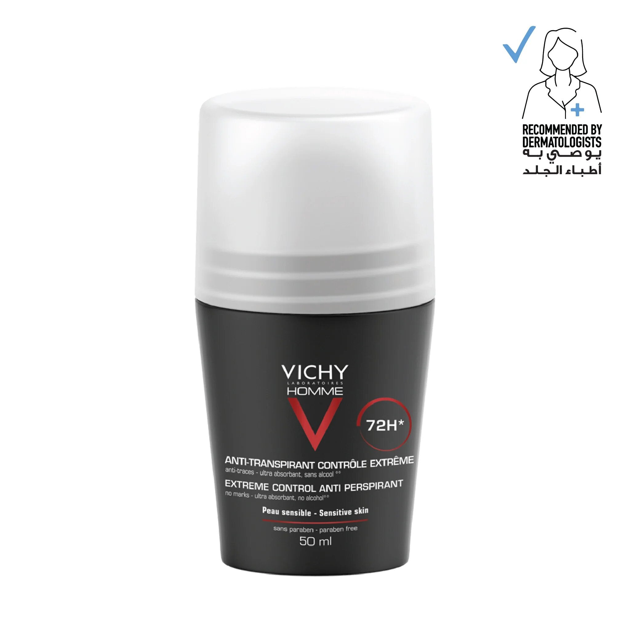 Vichy Stress Resist Anti-Perspirant Intensive Treatment 72H Roll-On-2