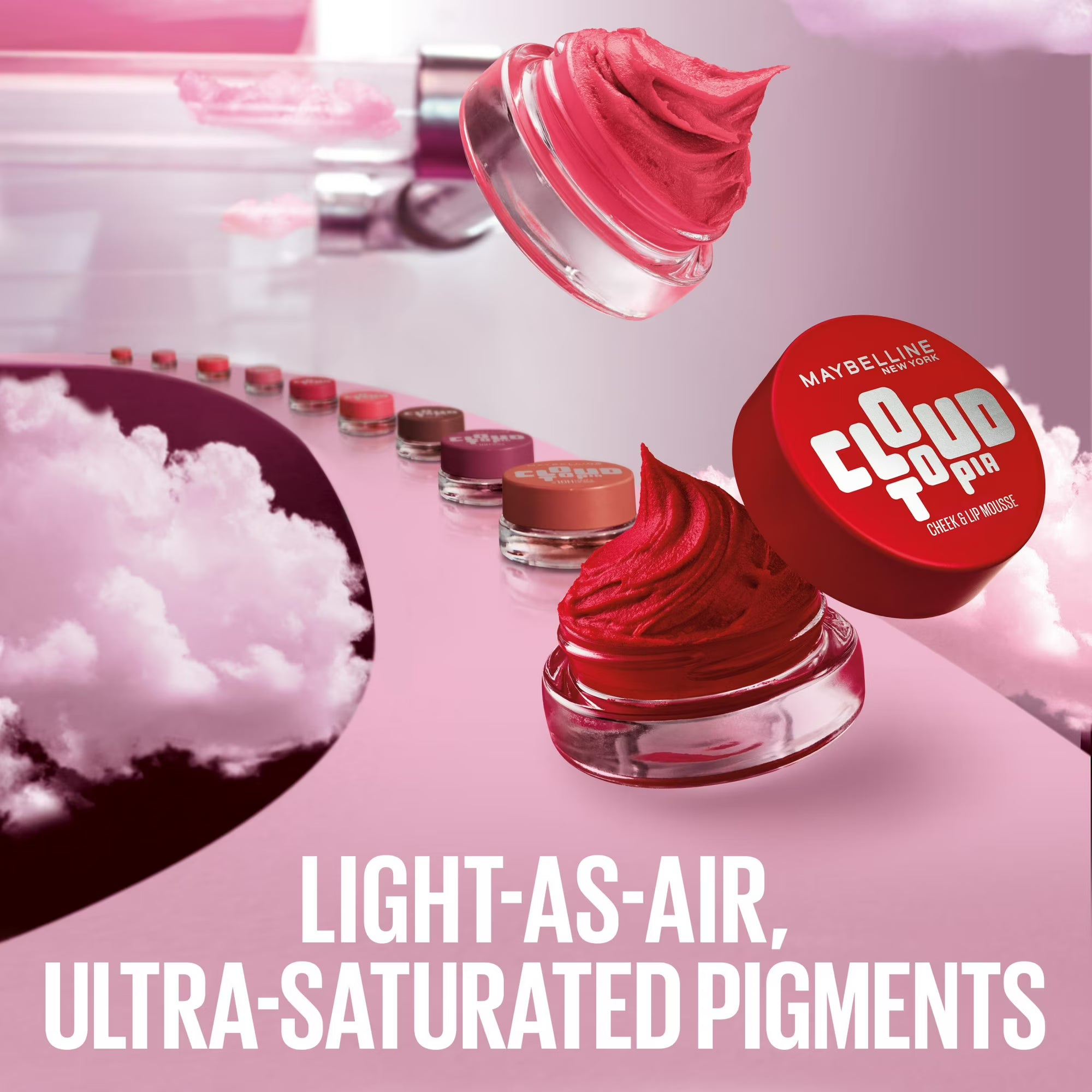 Maybelline NY Cloudtopia Lip & Cheek Tint Soft Blur Airy Matte Finish