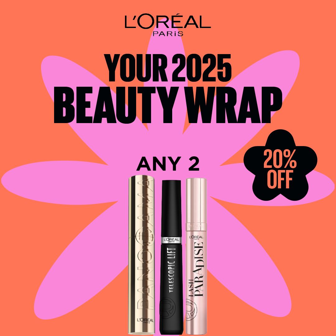 L’Oreal Paris Mascara Deals – Any 2 Mascaras Get 20% OFF-2