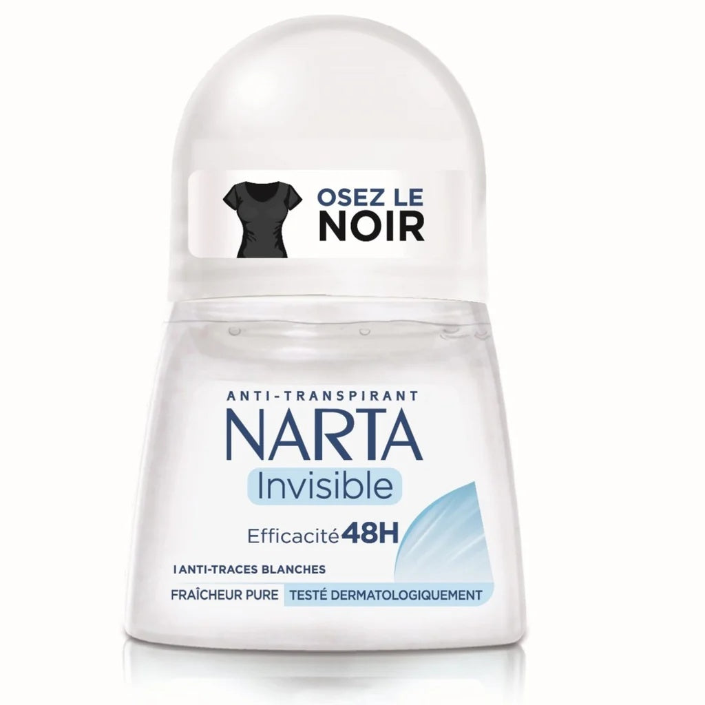 Narta Invisible 48H Roll-On Deodorant 50ml – Anti-Stain & Long-Lasting Freshness-1
