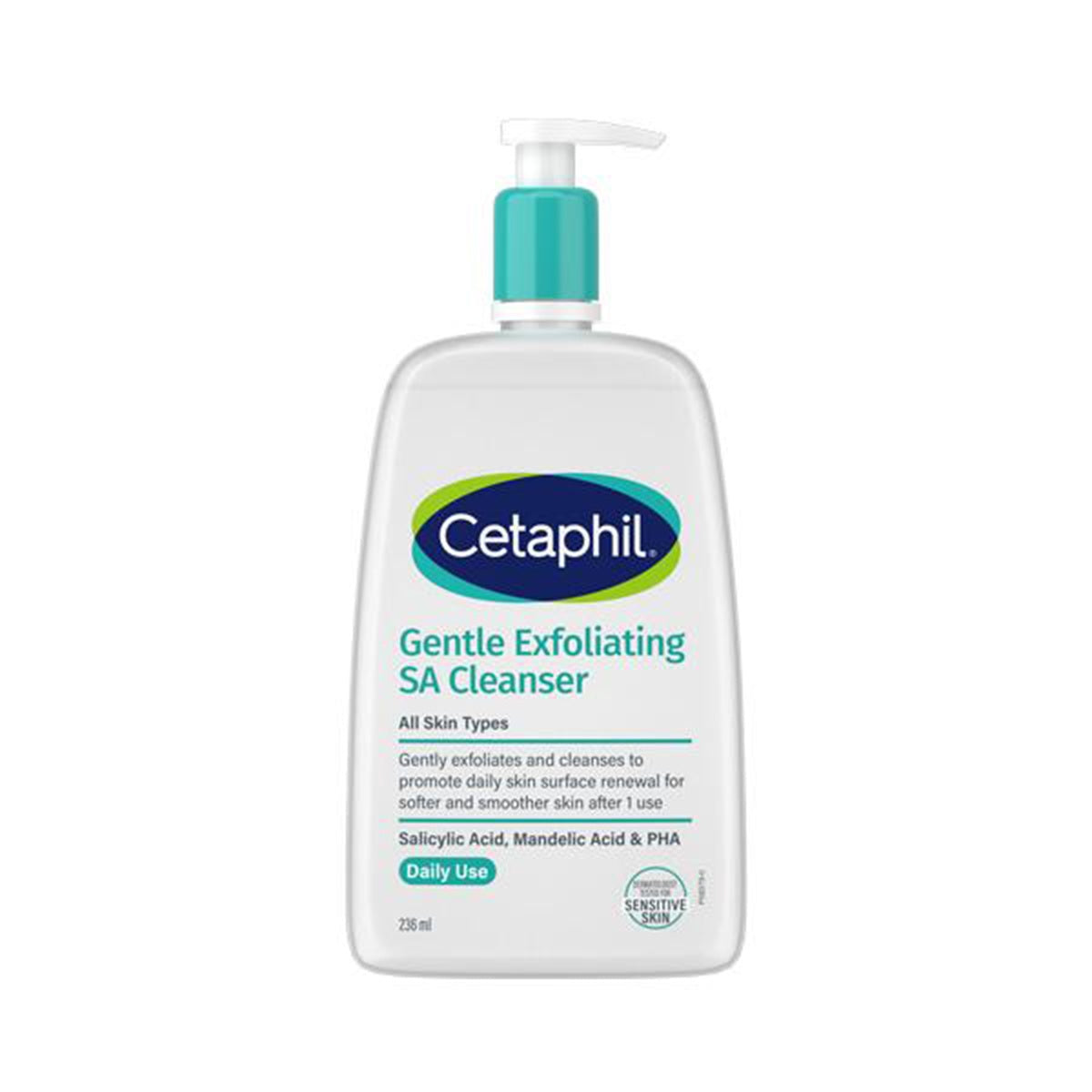 Cetaphil Gentle Exfoliating SA Cleanser with Salicylic Acid Mandelic Acid and PHA 236ml-1