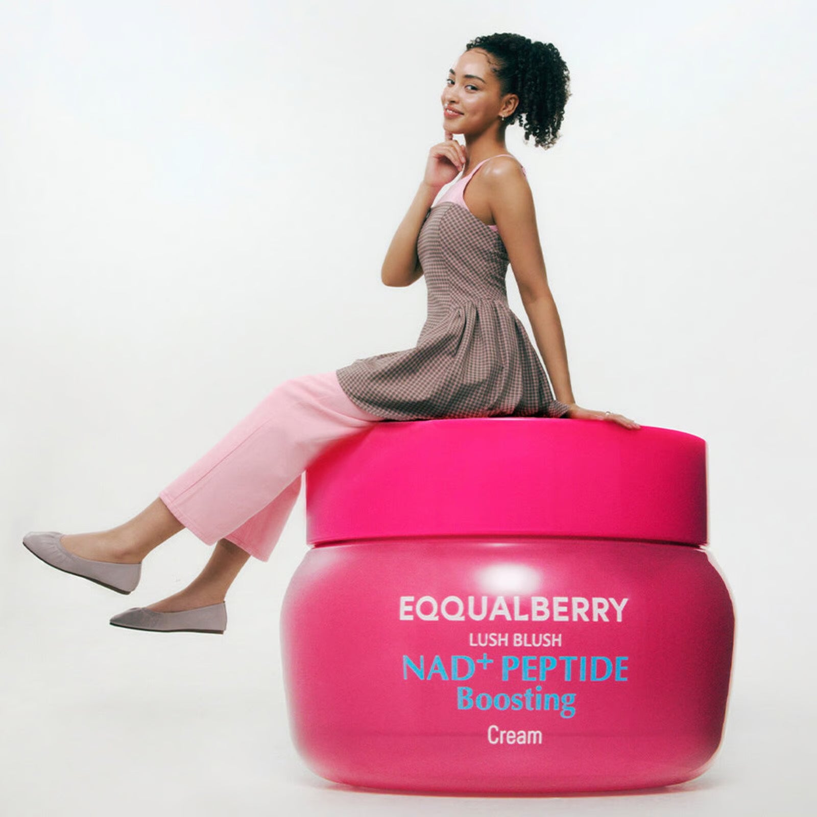Eqqualberry NAD+ Peptide Boosting Cream Lush Blush 50ml