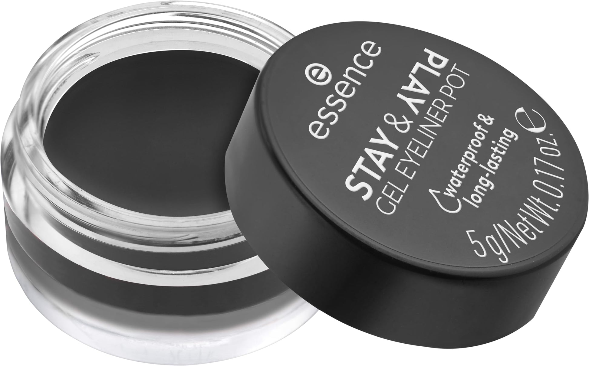 Essence Stay & Play Gel Eyeliner Pot 01 Black – Waterproof, Long-Lasting Precision-2