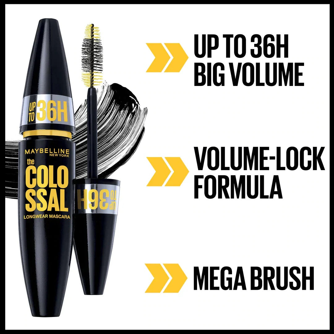 Maybelline Colossal 36HR Mascara – Long-Lasting Volume & Impactful Lashes-4