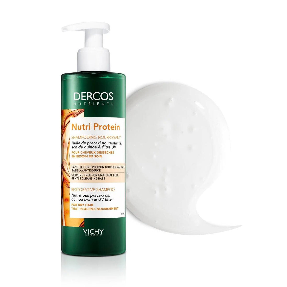 Vichy Dercos Nutrients Protein Shampoo - 250ml-4